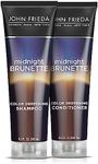 John Frieda Brilliant Brunette Visibly Deeper Bundle: Colour Deepening Shampoo & Conditioner, 250ml Each