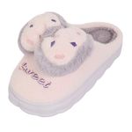 FabSeasons Cozy Fur Slippers/chappals for Women & Girls - Warm Winter Fashion Slides with Soft Soles - Comfortable Flip Flops for Spa, Home, Hotel, Bedroom, and Casual Wear - Stylish and Versatile.