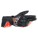 Alpinestars Motorcycle Gloves Long Motorcycle Gloves GP Tech V2 Gloves Long Red XL Men Athletes All Year Round Leather