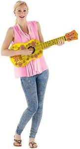 Folat Guitare Acoustique Gonflable-80cm, 20255, Multicolore, Costumes