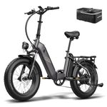 Fafrees [ Official FF20 Polar Ebike, Folding Electric Bike All Terrain Fat Tyre Electric Bicycle for Adults 48V 10.4Ah Dual Batteries with 160km Range, Men's Electric Bike 20 inch for 160CM-200CM