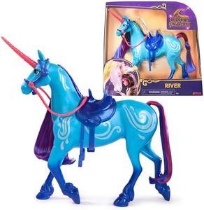 Unicorn Academy, River Unicorn with Head Movement, 2 Riding Accessories, 11”, Compatible with Isabel Fashion Doll, Dolls & Unicorn Toys for Girls