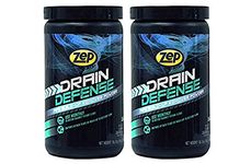 Zep Drain Defense Enzymatic Drain Care Powder ZDC16 (Pack of 2) Safe for Pipes and Septic Systems