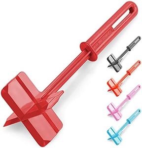 Zulay Ground Beef Chopper Tool Hamburger Smasher Tool - Meat Chopper For Ground Beef - Ground Meat Smasher - Ground Meat Chopper - Ground Beef Masher - Food Grade Nylon Heat Resistant To 410 Degrees