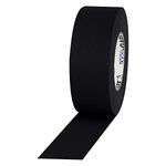 ProTapes 2" Width Pro Gaff Premium Matte Cloth Gaffer's Tape with Rubber Adhesive, 11 Mil Thick, 55 Yd Length, Black (Pack of 1)