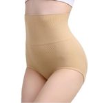 KROYWEN Women Nylon Spandex Double Layer Waist, Tummy, HIPS & Thigh Shaper High Waist Shaper Women Body Slimming Shapewear Underwear Butt Lifter High Waist Shaper Tummy shepar Beige