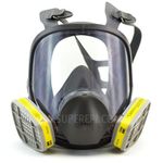 3M 6800-1-6003-2 Full Face Respirator + 2 Cartridge Combo of 1