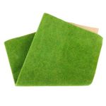 Yardenfun Model Turf Plastic Turf Grass Pet Turf Dollhouse Model Grass Golf Turf Mat Fake Grass for Crafts Patio Turf Carpet Turf Area Rug Rugs Decor Sand Table Grass Mat Vegetation Fairy