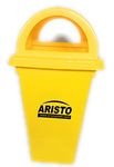 ARISTO Square Dome Lid Big Garbage Waste Dustbin Trash Bucket 60 Liters Yellow Color Can Be Used for Garbage Waste Management (Wet & Dry)