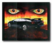 Lamborghini Diablo Classic Muscle Vintage Wall Decor Car Art Print Poster (16x20)