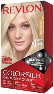 Revlon colorsilk Beautiful Color, 05 Ultra Light Ash Blonde 1 Count (Pack of 1)
