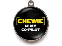 Chewie is My Co-Pilot Pet ID Tag (Small) | Free Personalisation