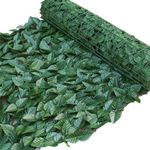 3/6M Artificial Ivy Privacy Fence Screen, Artificial Hedges Fence and Faux Ivy Vine Leaf Decoration for Outdoor Decor (1 * 6M)