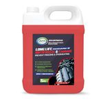 Jovs Antifreeze Engine Coolant Red 5L - Concentrated -36° – All-Year Protection for Your Vehicle from Freezing and Overheating - Suitable for All Cars Frost Prevention Peak Engine Performance.