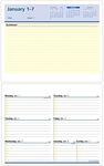 AT-A-GLANCE 2024 Flip-A-Week Weekly Desk Calendar Refill, 5-1/2" x 7", with QuickNotes (SW7065024)