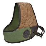 WAYNE'S DOG Adjustable Rifle Shotgun Recoil Reducer Shoot Shoulder Pad, Leather Shirt Vest for Field Shooter (Green)