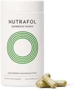 NEW Nutrafol Women’s Vegan Hair Growth Supplement | Ages 18-44 | For Plant-Based Lifestyles | Clinically Proven for Visibly Thicker Hair | Dermatologist-Recommended | 1 Bottle | 1-Month Supply