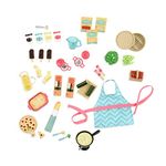 Lori – Play Food for Mini Dolls – Cooking Accessories for 6-inch Dolls – Pizza, Sushi, Dessert – Dollhouse Set for Kids – 3 Years + – Gourmet Market