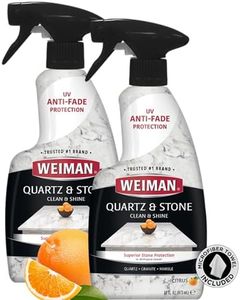 Weiman Quartz Countertop Cleaner and Polish (2 Pack w/Micro Towel) Clean and Shine Your Quartz Countertops Islands and Stone Surfaces with Ultra Violet Protection