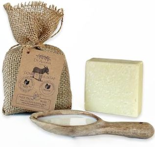 Dr.Ancient Barra de Jabón de Leche de Burra, Orgánico, Natural, Tradicional Hecho a Mano Antiguo - Antienvejecimiento Aclarador de la Piel, Hidratante - ¡Sin Químicos! 140 g (Paquete de 1)