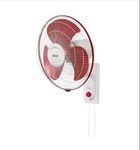 USHA Striker Plus Wall Fan | 400MM Sweep Size | 2100 RPM | Jerk-Free & Uniform Oscillation | Aerodynamic Blade Design for High Air Delivery | Anti-Rust Protection | 100% Copper Motor | (Maroon)