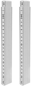 2Pcs 2m Folding Carpenters Ruler Lightweight Compact Measuring Stick Foldable Ruler Meter Stick Woodworking Tool for Underwater Measurement Laying Tiles and Wood Floors DIY Projects