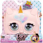 Purse Pets, Glamicorn Unicorn Interactive Pet Toy & Crossbody Kids Purse with Over 25 Sounds and Reactions, Shoulder Bag for Girls, Trendy Tween Gifts