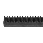 sourcing map Gear Rack 1.5Mod 15mmx15mmx500mm 45# Steel Straight Linear Spur Rack for Machines Automotive