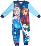 Disney Girls Frozen 'Own Your Destiny' All in One Sleepsuit Onesie Pyjamas, Age 7-8 Years