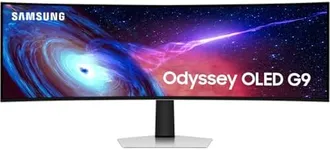 SAMSUNG 49" Odyssey G93SC Series OLED Curved Gaming Monitor, 240Hz, 0.03ms, Dual QHD, DisplayHDR True Black 400, FreeSync Premium Pro, Height Adjustable Stand, 3 Year Warranty, LS49CG932SNXZA, 2023