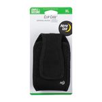 Nite Ize Clip Case Universal Phone Holster - Protective Phone Holster for Men's & Women's Belts - Phone Utility Belt Pouch - Phone Accessories - X-Large, Black