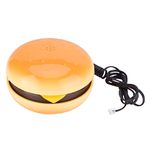 Wired Landline Hamburger Phone, Hamburger Cheeseburger Burger Telephone, Cute Telephones Landline Corded Phone Desktop Phone for Home Hotel Office Decoration Kids Gift