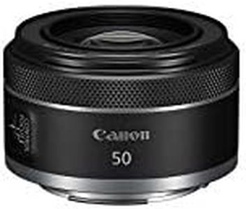 Canon RF50mm F1.8 STM Lens, Fixed Focal Length Prime Lens, Compatible with EOS R Series Mirrorless Cameras, Black