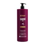 Streax Professional Canvoline Shampoo, For Straightened hair Post care, With Kera-Change Complex, Paraben Free, Sulphate Free, 1 Ltr