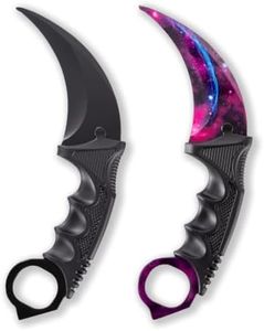 Little World 2 Pack Karambit Trainer, Unsharpened Practice Karambit Tool