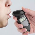 Homaxa Alcohol Breathalyzer Portable Breath Tester- Accurate Digital Display Convenient Lightweight Pocket Design A Must if You Drive The Next Day After a Night Out Drinking. Be Safe Not Sorry