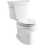 KOHLER K-3978-0 Wellworth Elongated 1.6 gpf Toilet, White