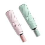 Small Travel Umbrella for Rain Protection Sun-Folding UV Umbrella Windproof Compact