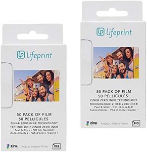 Lifeprint 2x3 Premium Zink Instant Print Photo Paper (100 Pack) Compatible with Lifeprint 2x3 Printers