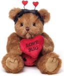 Bearington Love Bug The Valentine Bear, 10 Inch Teddy Bear Stuffed Animal