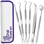 Teeth Cleaning Plaque Removal Kit, Oral Care for Personal Use 6Pcs