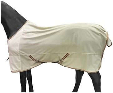 BARN & STABLE Breathable and UV Protective Mesh Horse Fly Sheet Comfy Equine Summer Sheets