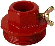 TERA PUMP 2 Inch Heavy Duty Steel Bung Adaptor for Rotary Crank Hand Drum Barrel Pump Compatible with TRWS25 & TRWS25-HD Compatible with Most Crank Barrels