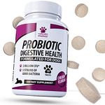 Pet Probiotics for Dogs Tablet – Chicken Flavour Dog Digestive Supplements with Enzymes, Bromelain & Prebiotic for Dogs – No Gluten, GMO, Soy or Dairy – Dog Probiotic by Furever Friendz