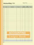 Accounting Ledger Book 3 Column: Income and Expense Log Book for Small Business, Bookkeeping and Personal Finance