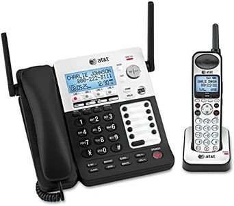 AT&T SB67138 Dect_6.0 1-Handset Landline Telephone, Black