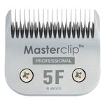 Masterclip Professional Range Dog Clipper A5 Blade Super Strong Japanese Carbon Steel; 10, 30, 7F, 7#, 5F, 5#, 4F, 4# Compatible with All A5 Snap on/Off Clippers (5F)