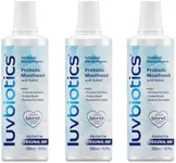 Luv Biotics Mouthwash with Oral Probiotics, Xylitol & Aloe Vera - 3 x 500ml