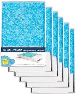 PetSafe ScoopFree Crystal Cat Litter Tray Refills (6-Pack) - Compatible with ScoopFree Crystal Litter Boxes - Rapid Odor Elimination, Leak Protection, Fresh Scent