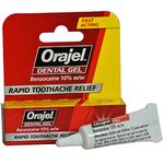 Orajel - Dental Gel - Relief of Acute Toothache - with 10% w/w Benzocaine - 5.3g